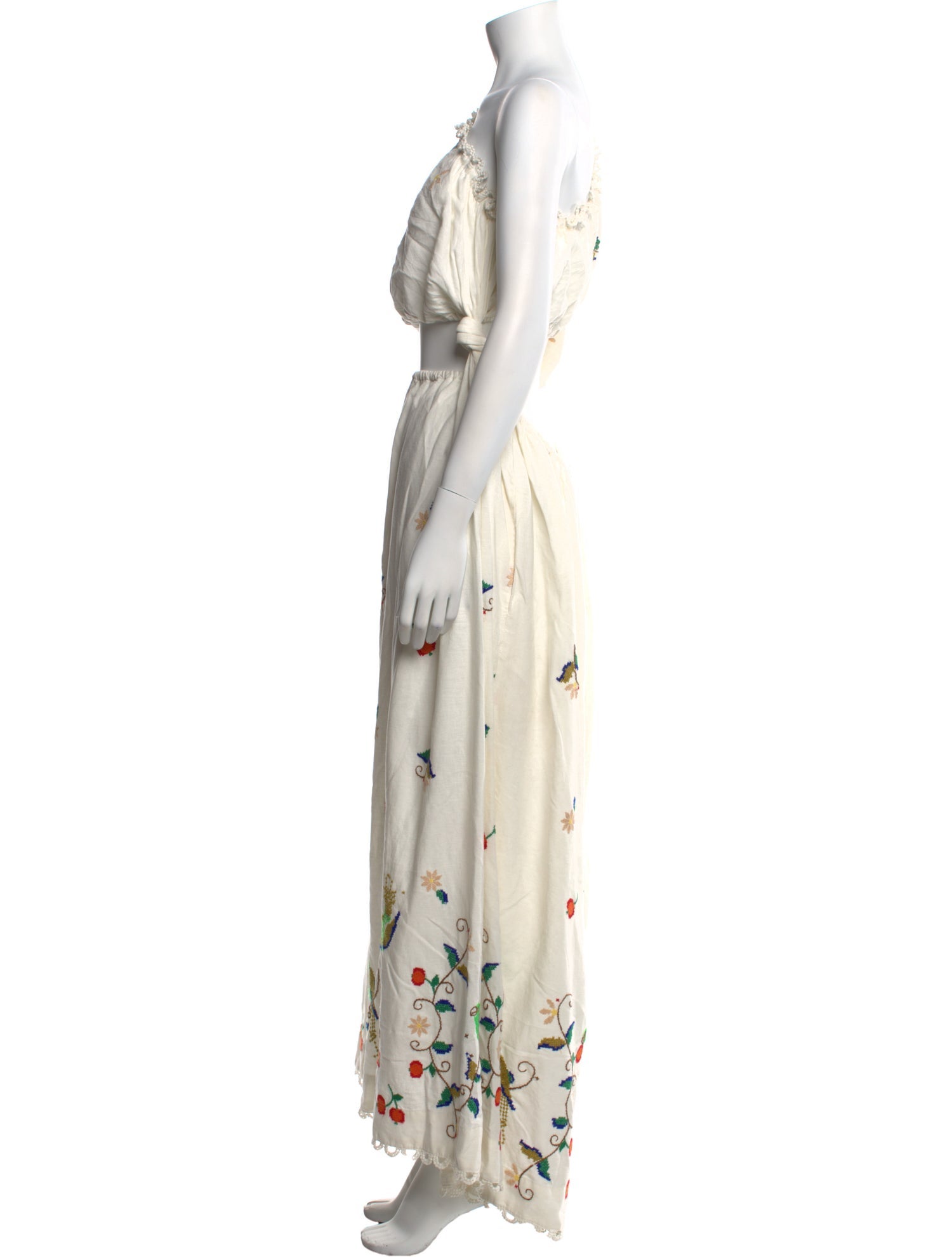 Farm Rio Linen Long Dress